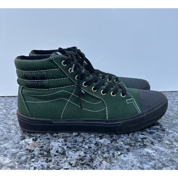 Vans Dakota Roche 238 BMX Sk8-Hi Tops Size Mens 11 Green Canvas Casual Sneaker main image 12
